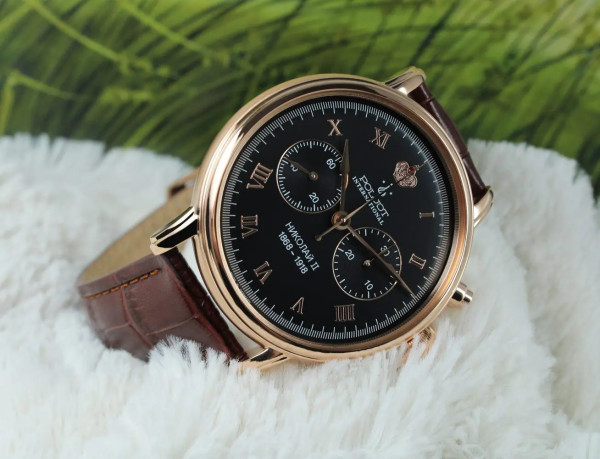 Часовник POLJOT INTERNATIONAL  NICOLAI II  CHRONOGRAPH 43MM