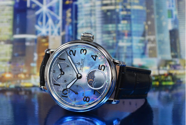 Часовник POLJOT INTERNATIONAL DOUBLETIMER 43MM