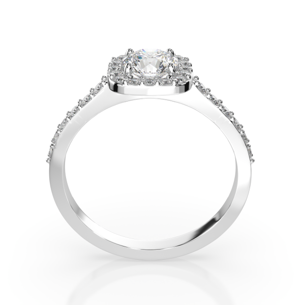 CARA Златен пръстен с диаманти 0.30+0.27 ct GIA сертификат K101-10152W