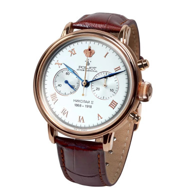 Часовник POLJOT INTERNATIONAL NIKOLAI II CHRONOGRAPH 43MM