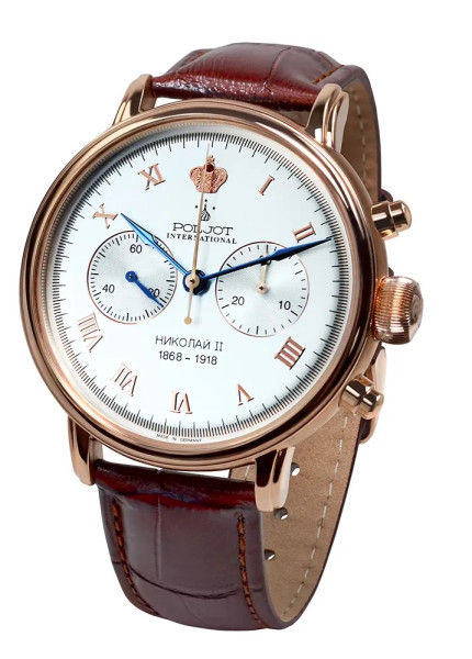 Часовник POLJOT INTERNATIONAL NIKOLAI II CHRONOGRAPH 43MM