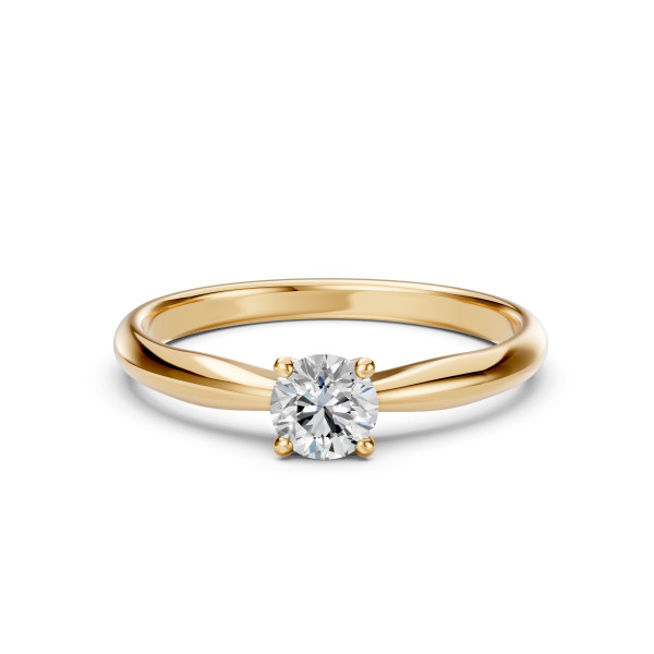 CARA Златен пръстен с диамант 0.50 ct GIA сертификат K101-10021Y