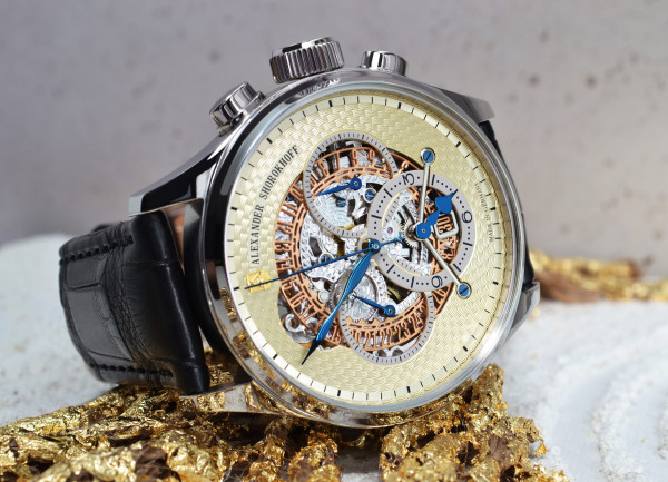 Часовник ALEXANDER SHOROKHOFF CHRONO REGULATOR 43.5MM LIMITED EDITION 68PIECES