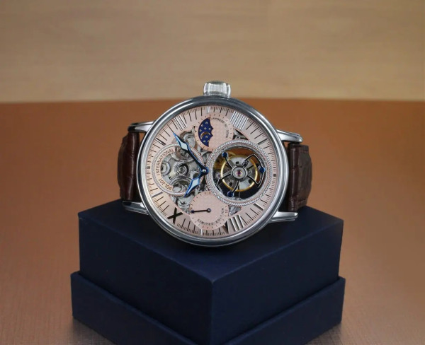 Часовник POLJOT INTERNATIONAL TOURBILLON SKELETON OSEM 43MM LIMITED EDITION 100PS