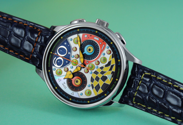 Часовник ALEKSANDER SHOROKHOFF CRAZY EYES CHRONO 42MM LIMITED EDITION