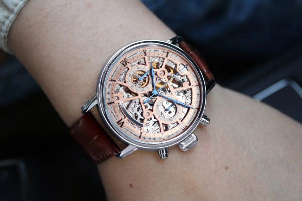 Часовник POLJOT INTERNATIONAL CHRONOGRAPH NICOLAI II SKELETON 43MM LIMITED EDITION 100PCS