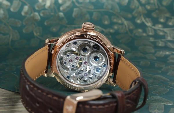 Часовник POLJOT INTERNATIONAL TOURBILLON SKELETON OSEM 43MM LIMITED EDITION 100PIECES