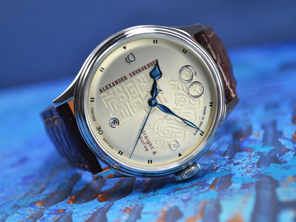 Часовник ALEXANDER SHOROKHOFF STRAIGHT & CURVE 39.5MM LIMITED EDITION 30PCS