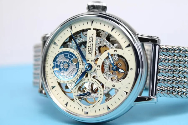 Часовник POLJOT INTERNATIONAL GLOBETROTTER 43MM LIMITED EDITION 300PIECES