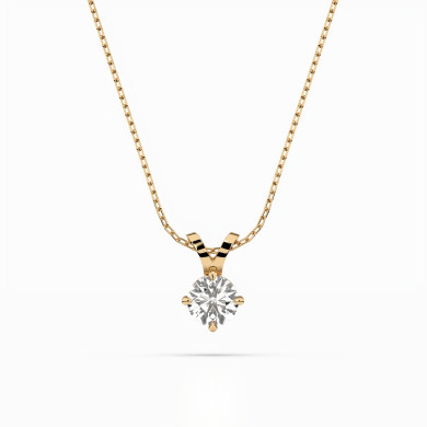 CARA Златно колие с диамант 0,40 ct GIA сертификат K104-10037W