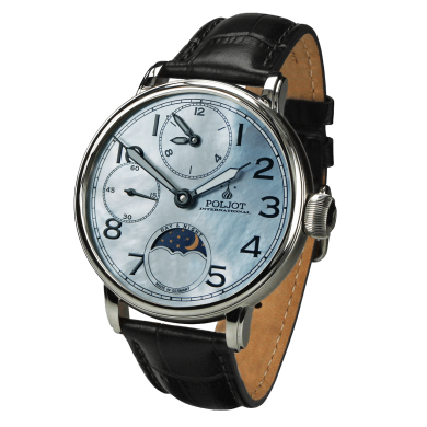 Часовник POLJOT INTERNATIONAL DOUBLETIMER 43MM