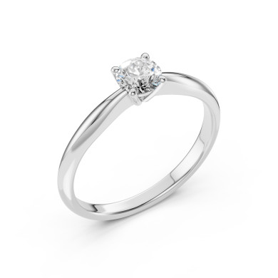 CARA Златен пръстен с диамант 0.50 ct GIA сертификат K101-10021W