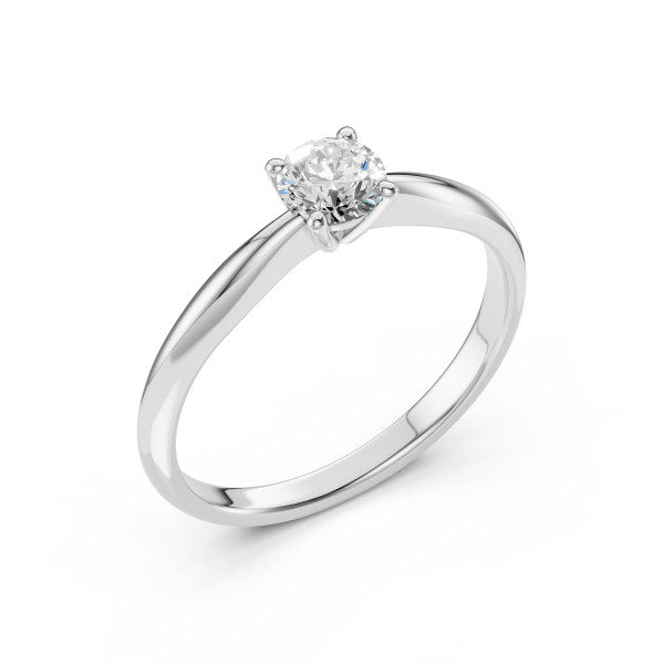 CARA Златен пръстен с диамант 0.50 ct GIA сертификат K101-10021W