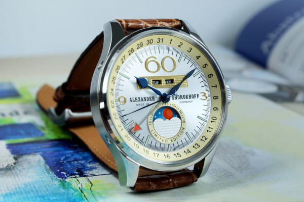 Часовник ALEXANDER SHOROKHOFF FULL CALENDAR MERKUR 2  43.5MM LIMITED EDITION 31PCS