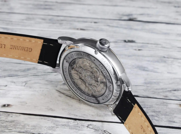 Часовник POLJOT INTERNATIONAL Jaros Open Heart 42MM LIMITED EDITION 100PCS