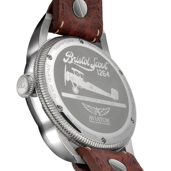 ЧАСОВНИК AVIATOR BRISTOL SCOUT 46MM