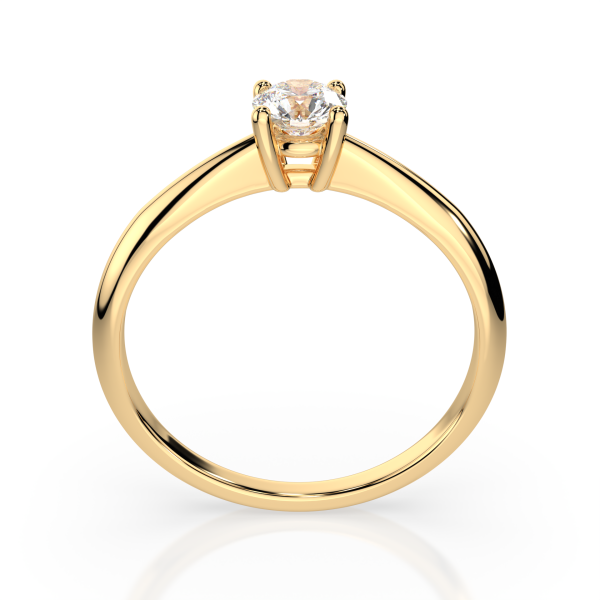 CARA Златен пръстен с диамант 0.35 ct GIA сертификат K101-10021Y