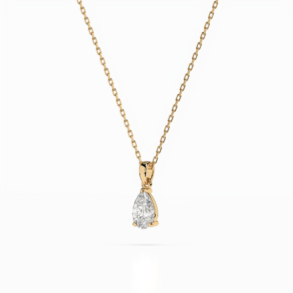CARA Златно колие с диамант 0,30 ct GIA сертификат K104-10067Y PAR